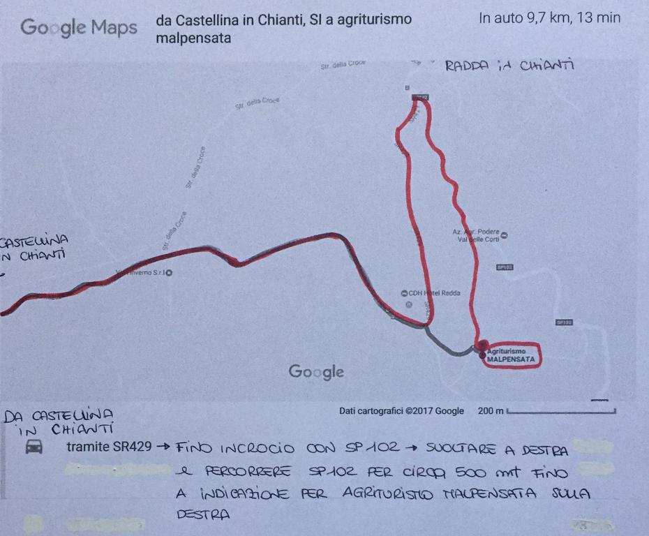 Agriturismo Malpensata Radda in Chianti Εξωτερικό φωτογραφία